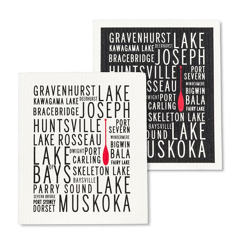 Muskoka Lakes Dishcloth | 2 pk