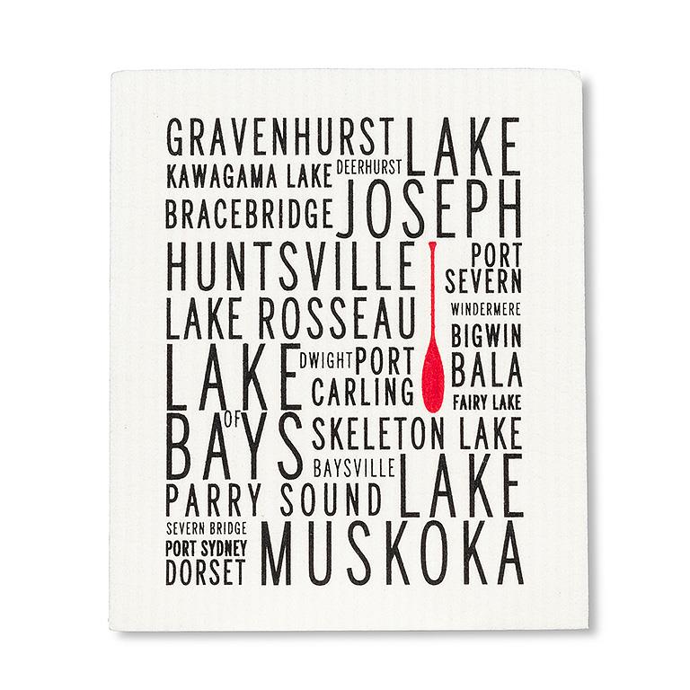 Muskoka Lakes Dishcloth | 2 pk