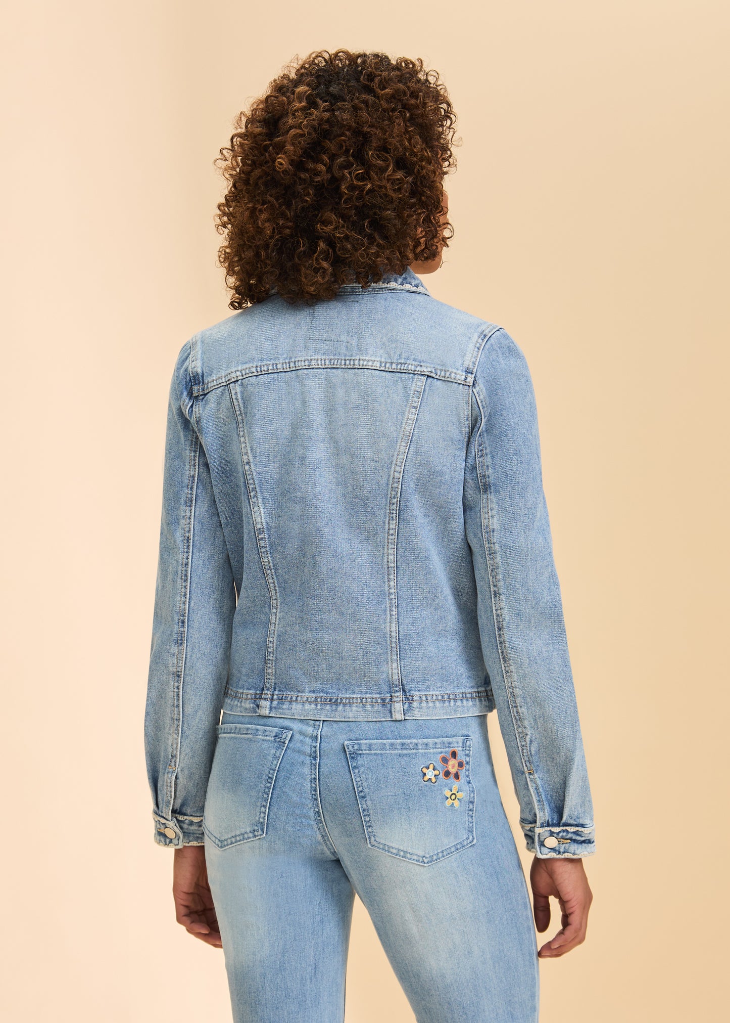 Embroidered Denim Jacket