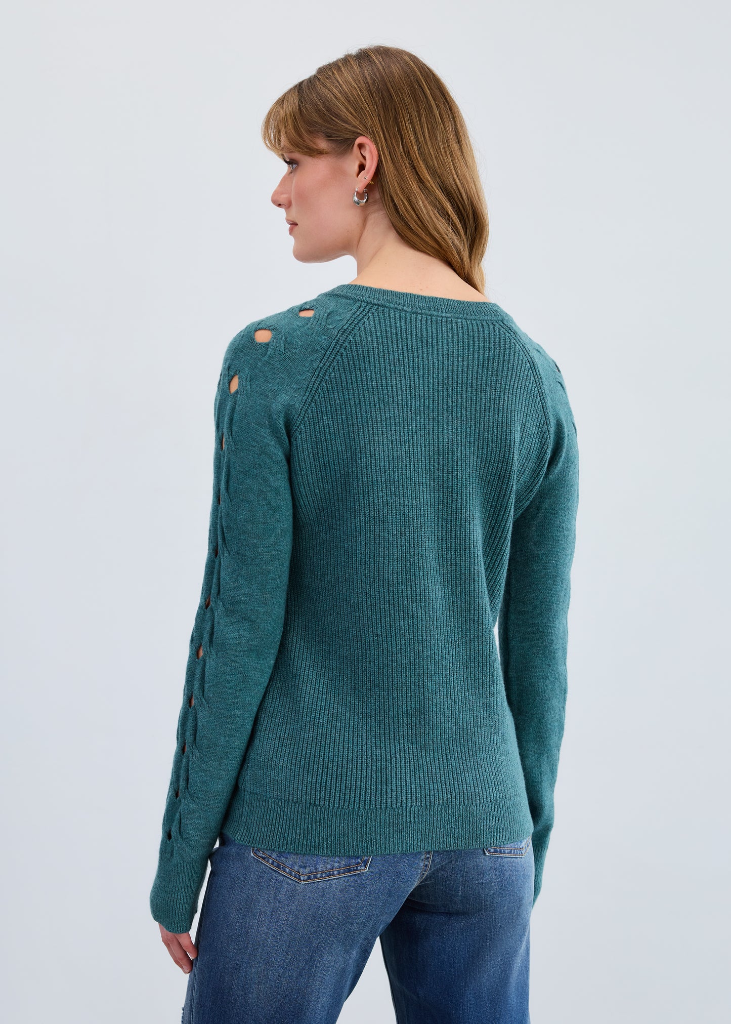 Long Sleeve V Neck Sweater
