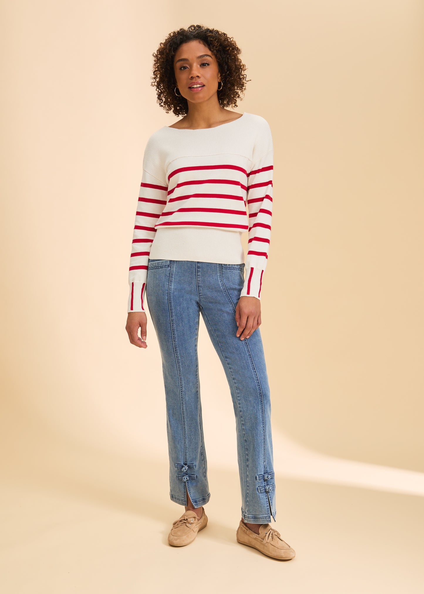 Long Sleeve Striped Sweater