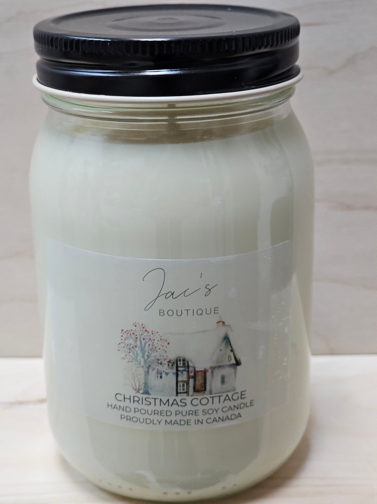Christmas Cottage Candle