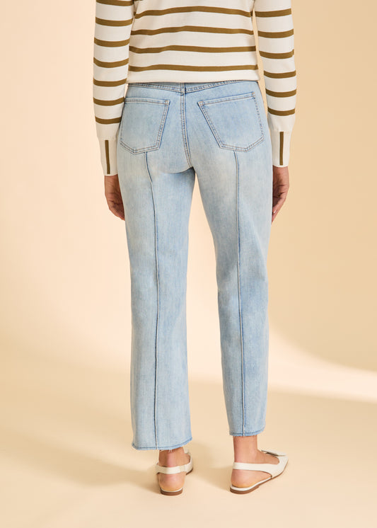 Olivia Wide Pin Tuck Ankle Pant