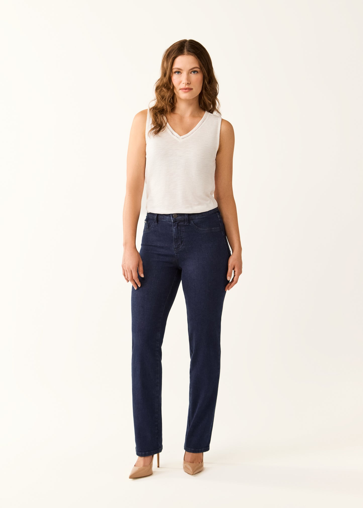 Beyond Denim Straight Leg Jean