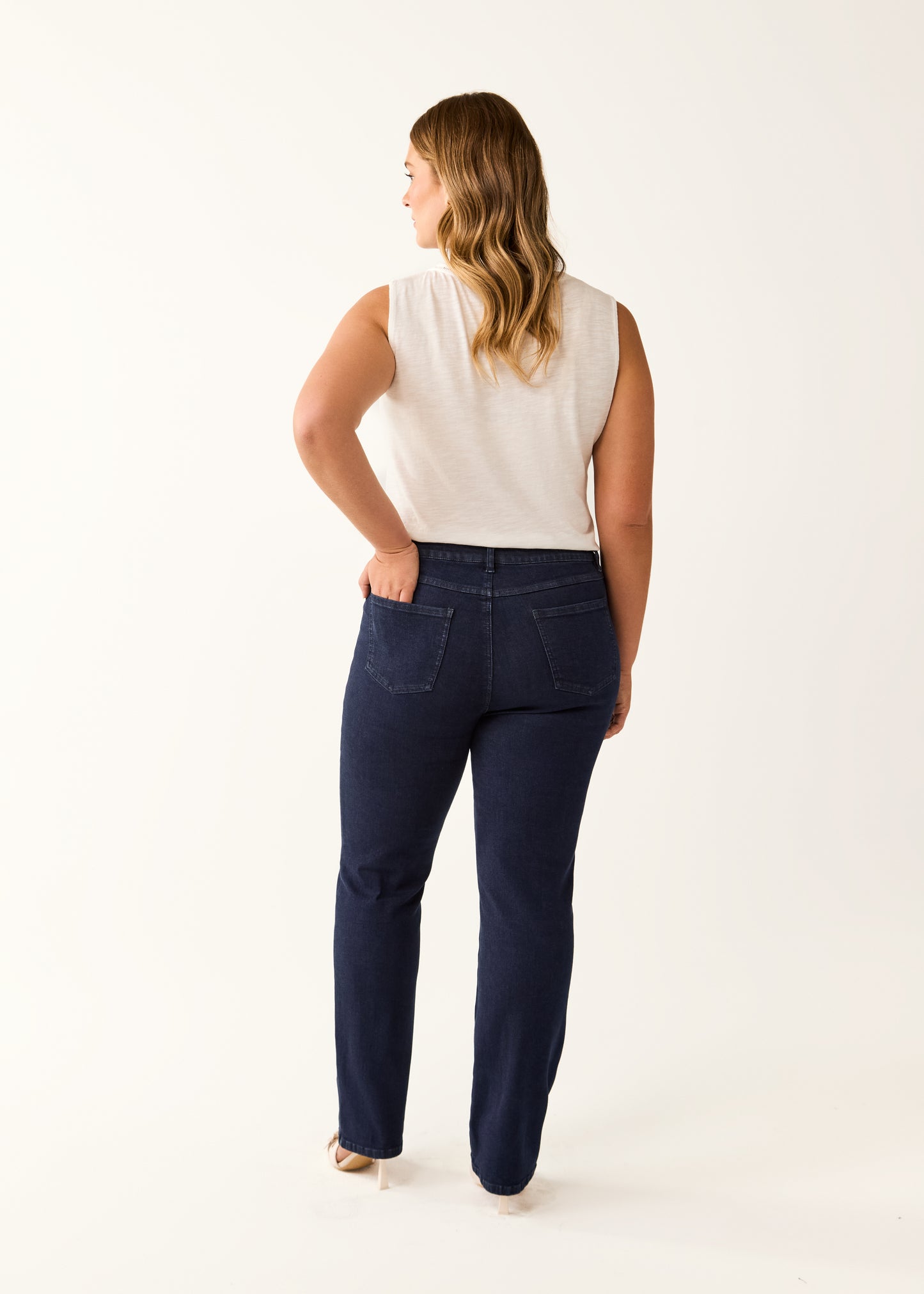 Beyond Denim Straight Leg Jean