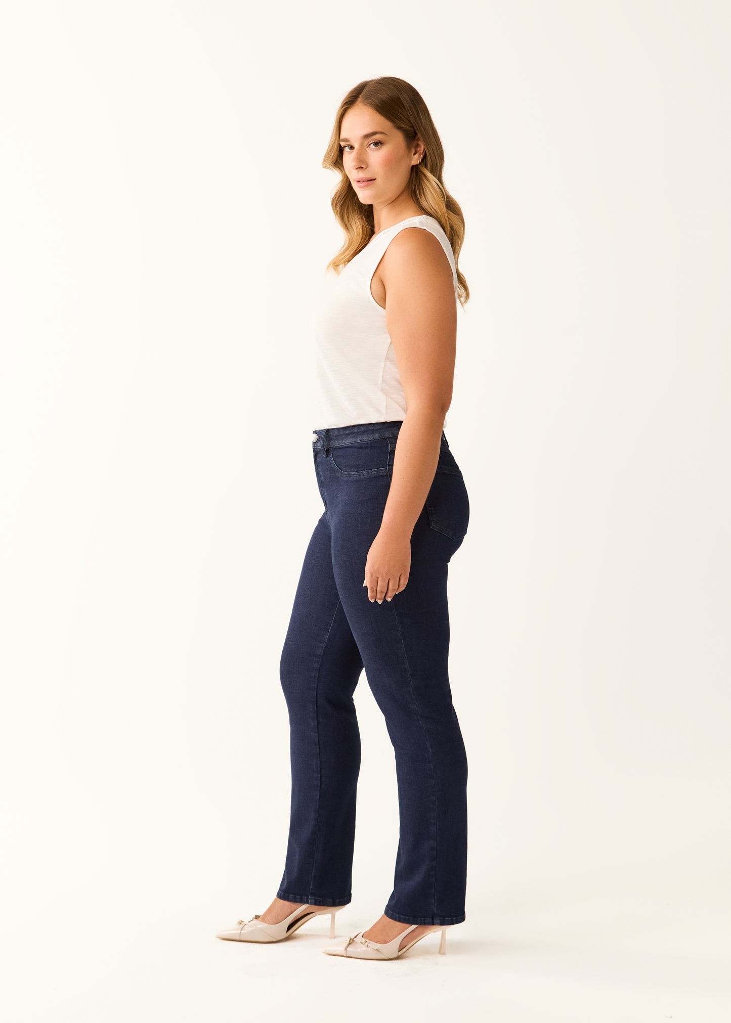 Beyond Denim Straight Leg Jean