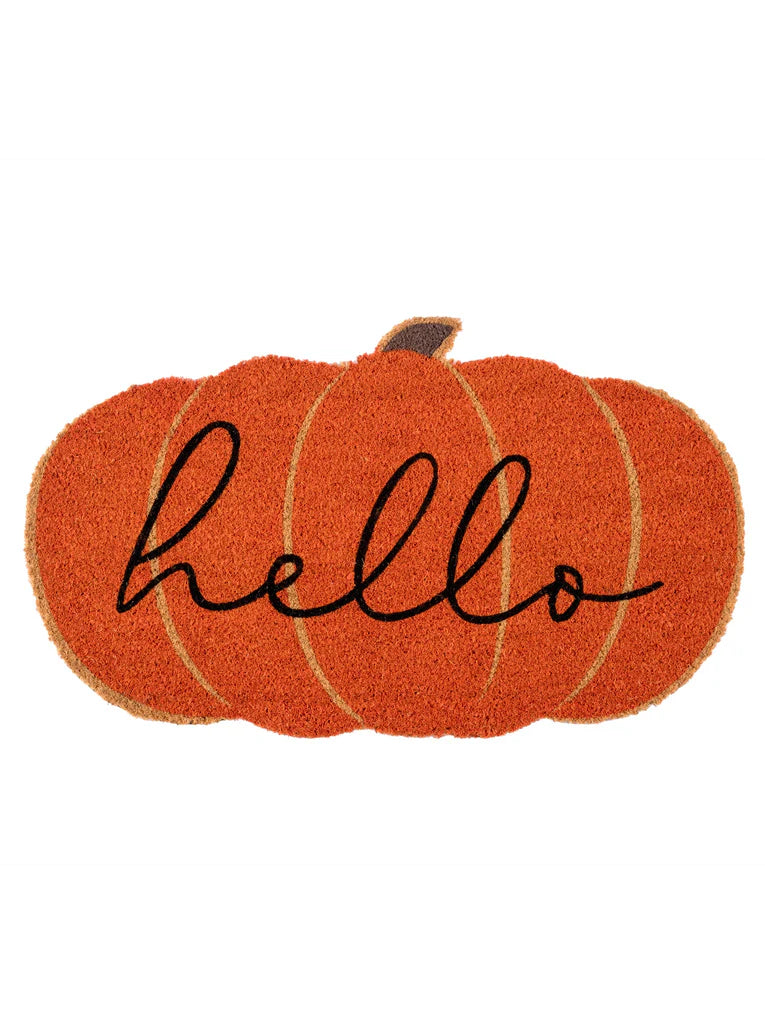 Hello Pumpkin Doormat