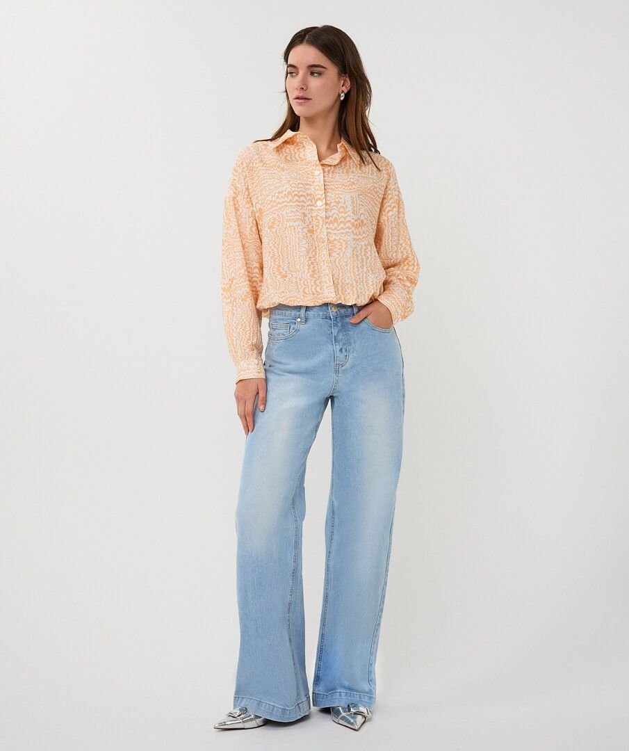 Waves Blouse Top