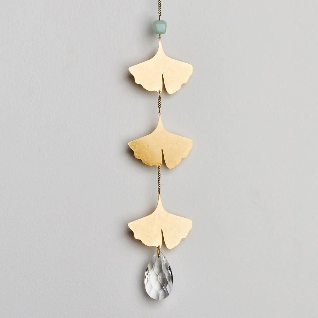 Suncatcher - Botanical Leaf/ Amazonite