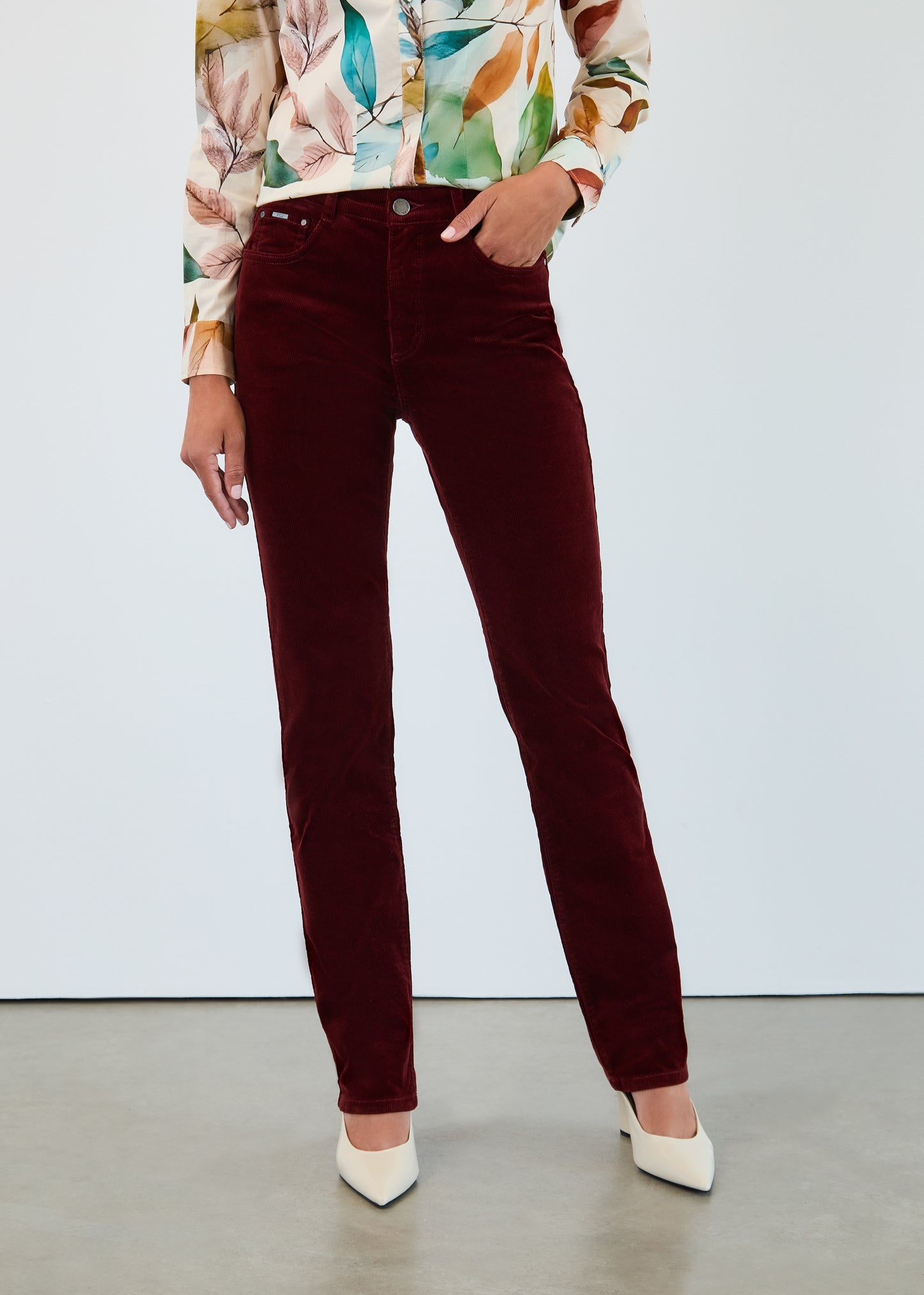 Suzanne Straight Leg Cord Pant