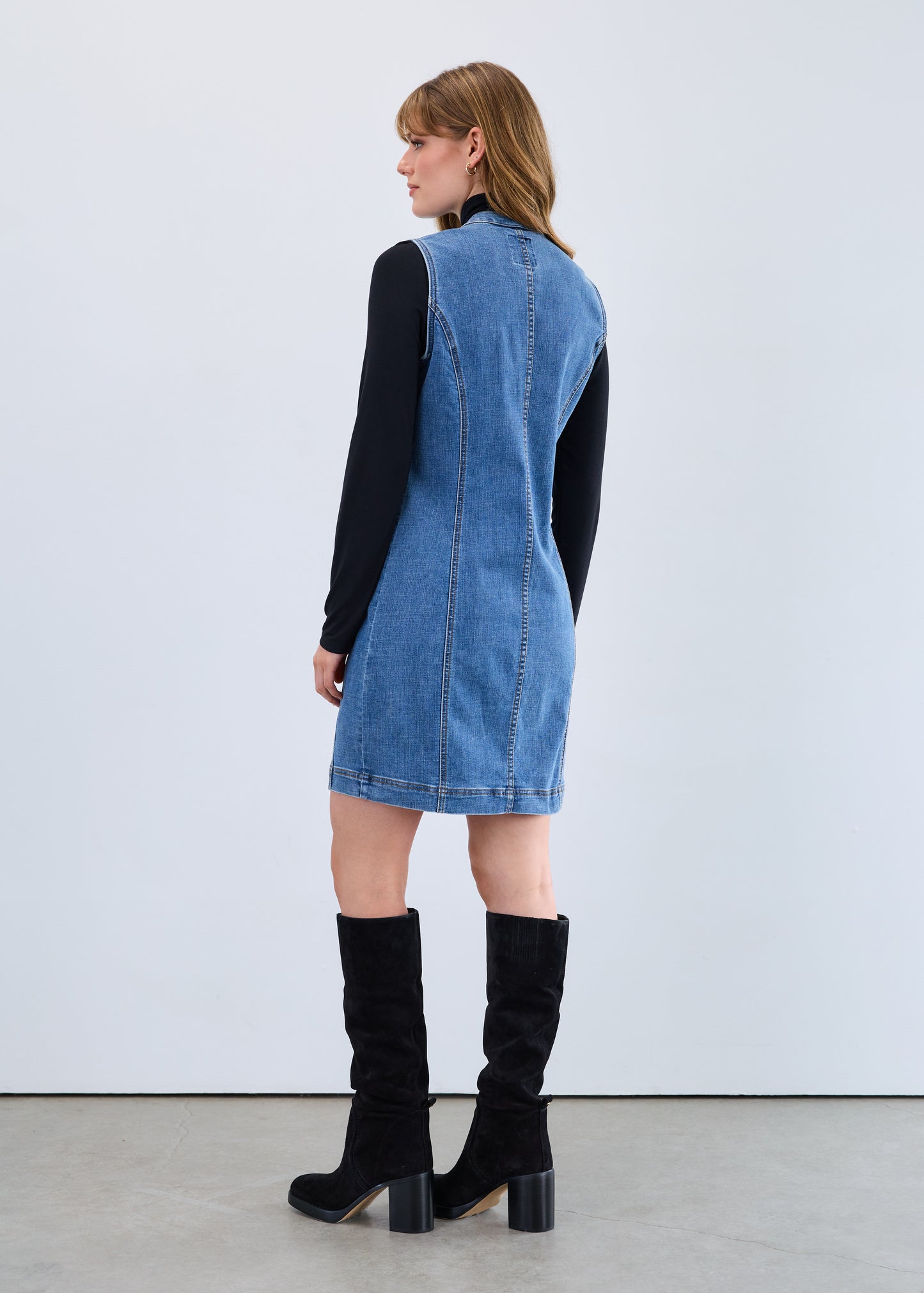 Long Denim Vest/Dress