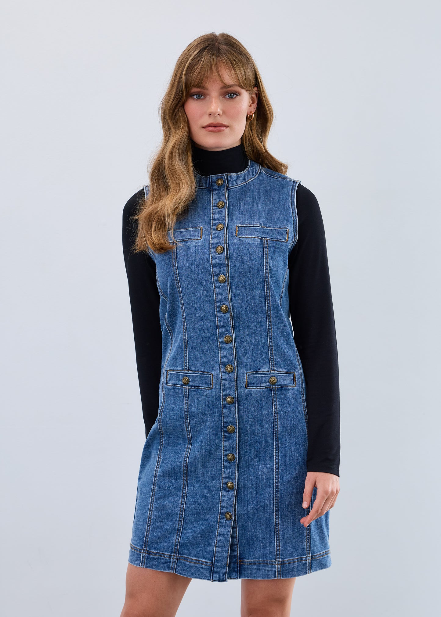 Long Denim Vest/Dress