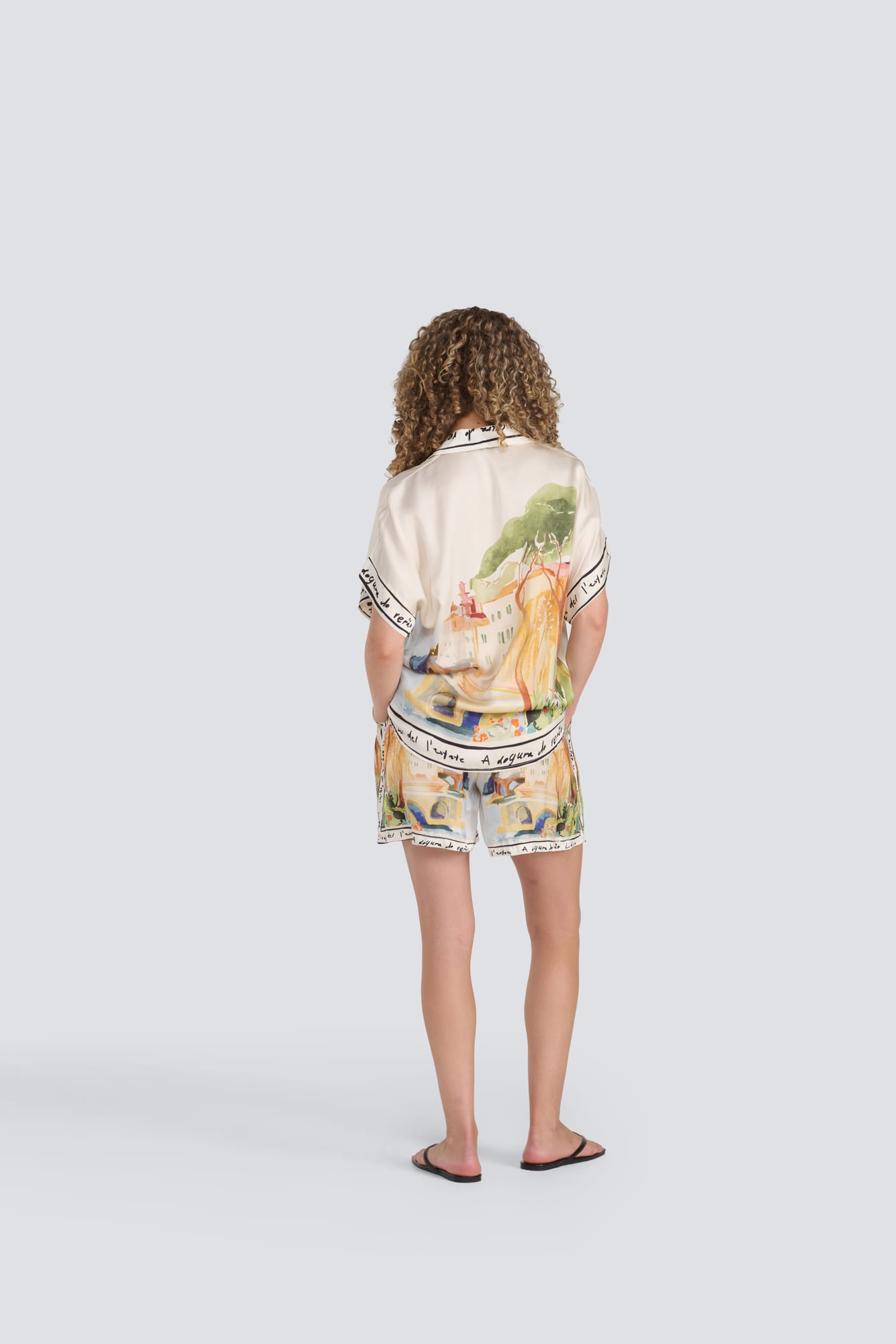 Print Silk Shirt