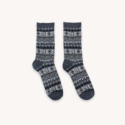 Alpaca Socks Thick Print
