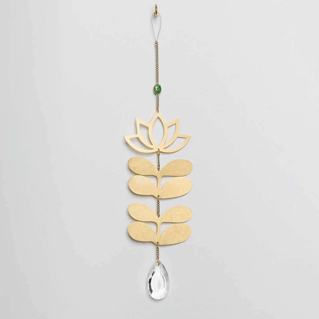 Suncatcher - Lotus/African Turqouise
