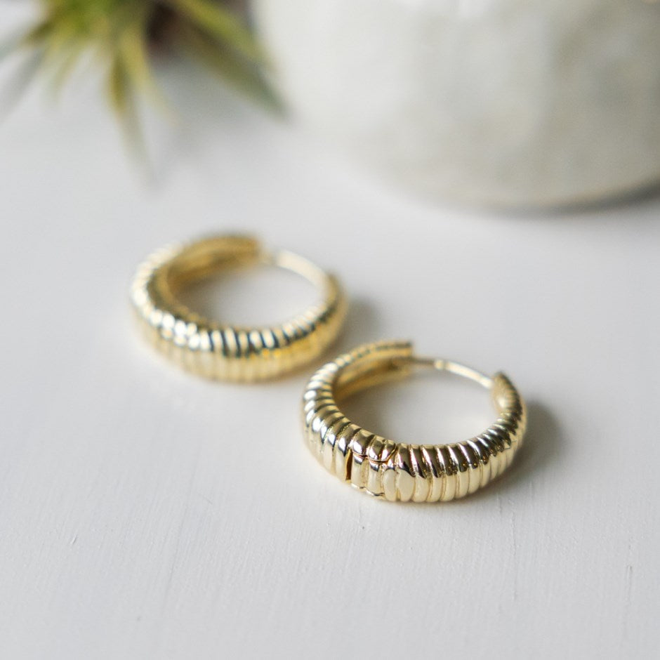 Chasm Hoops Earrings