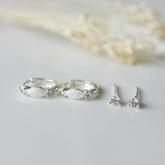 Duet Set Opal Earring