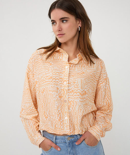 Waves Blouse Top