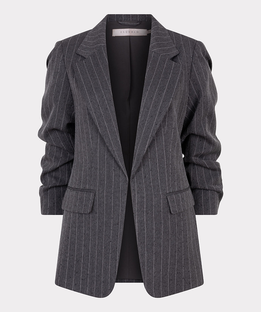 Rouched Sleeve Jacket