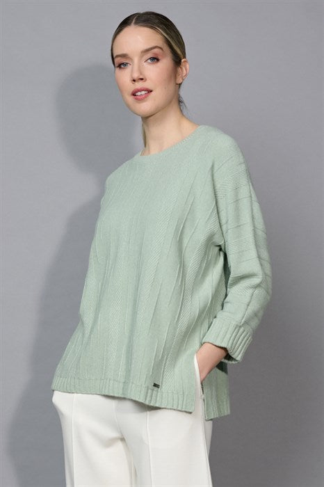 3/4 Sleeve Textured Top