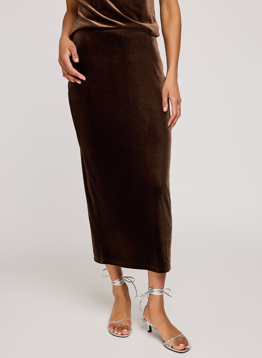 Dahilia Velvet Skirt