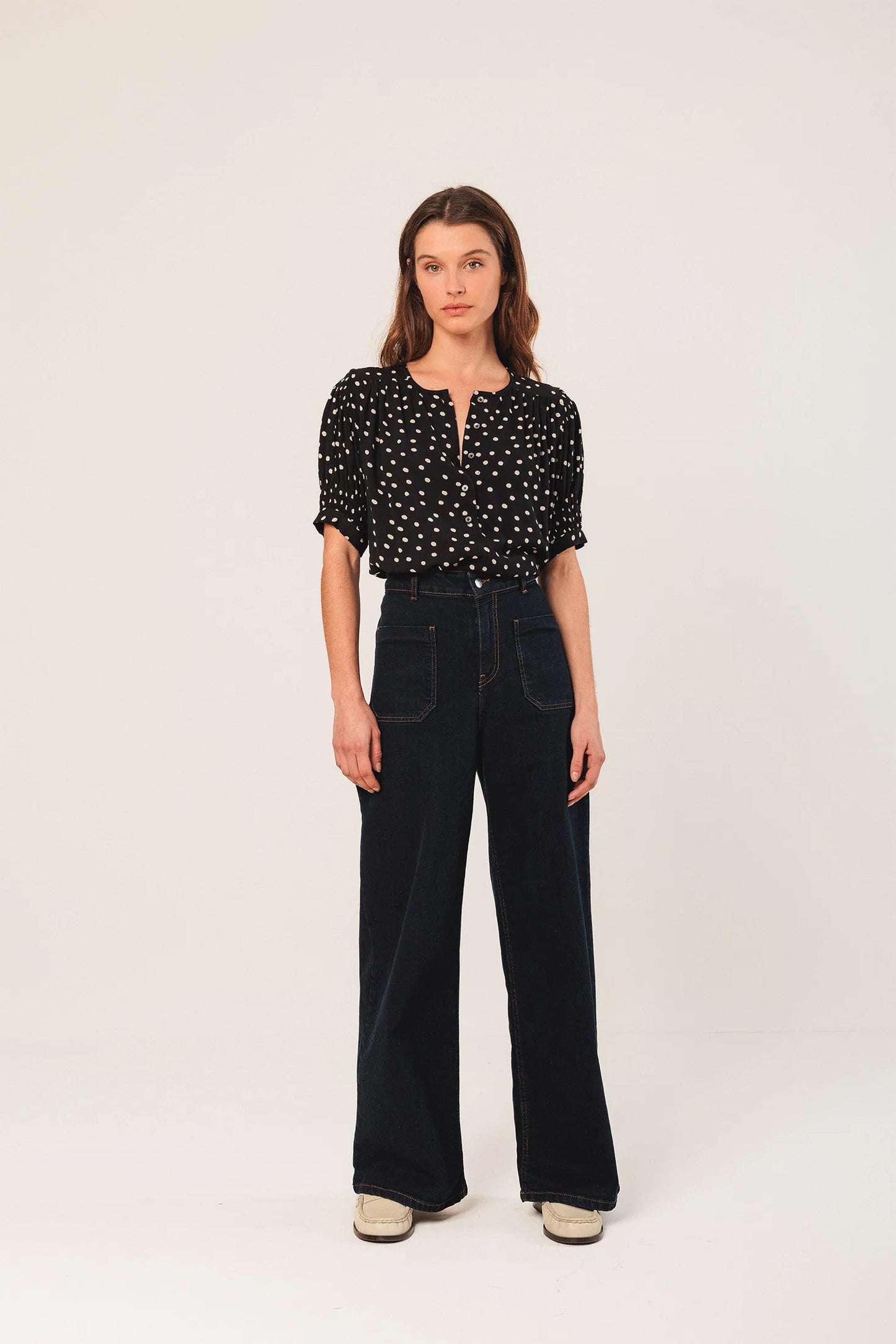 Lantern Sleeve Blouse