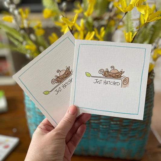 Just Hatched - Greeting Card