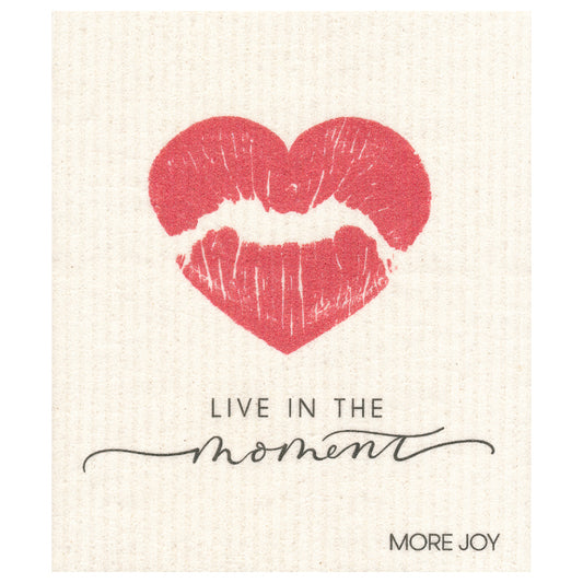 Live in the Moment Dish Cloth