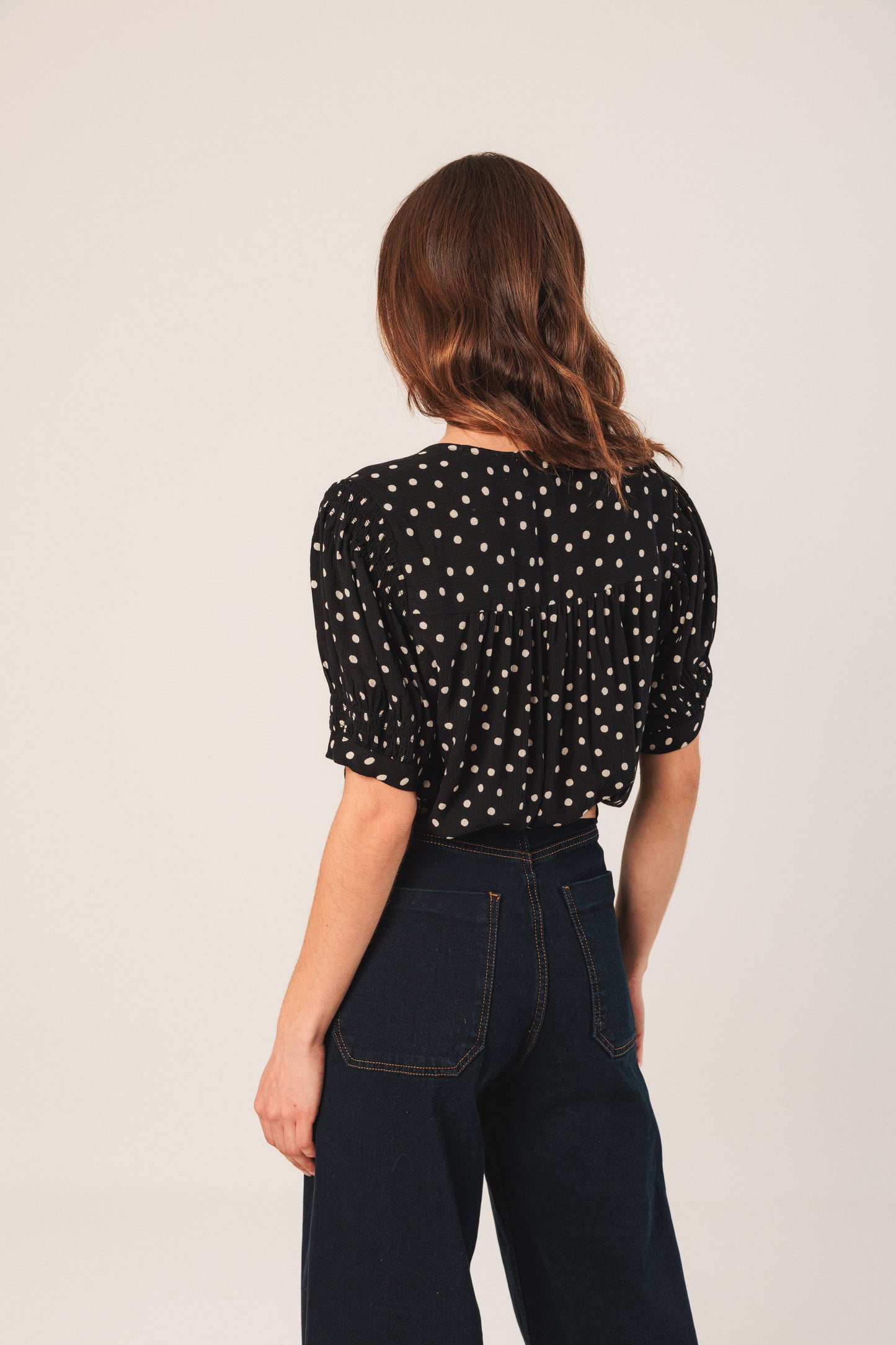 Lantern Sleeve Blouse
