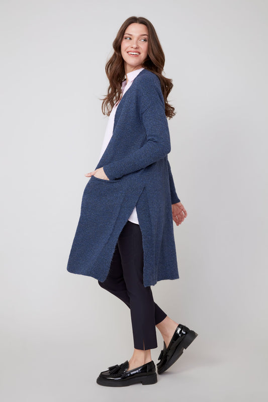 Long Cardigan with side slits