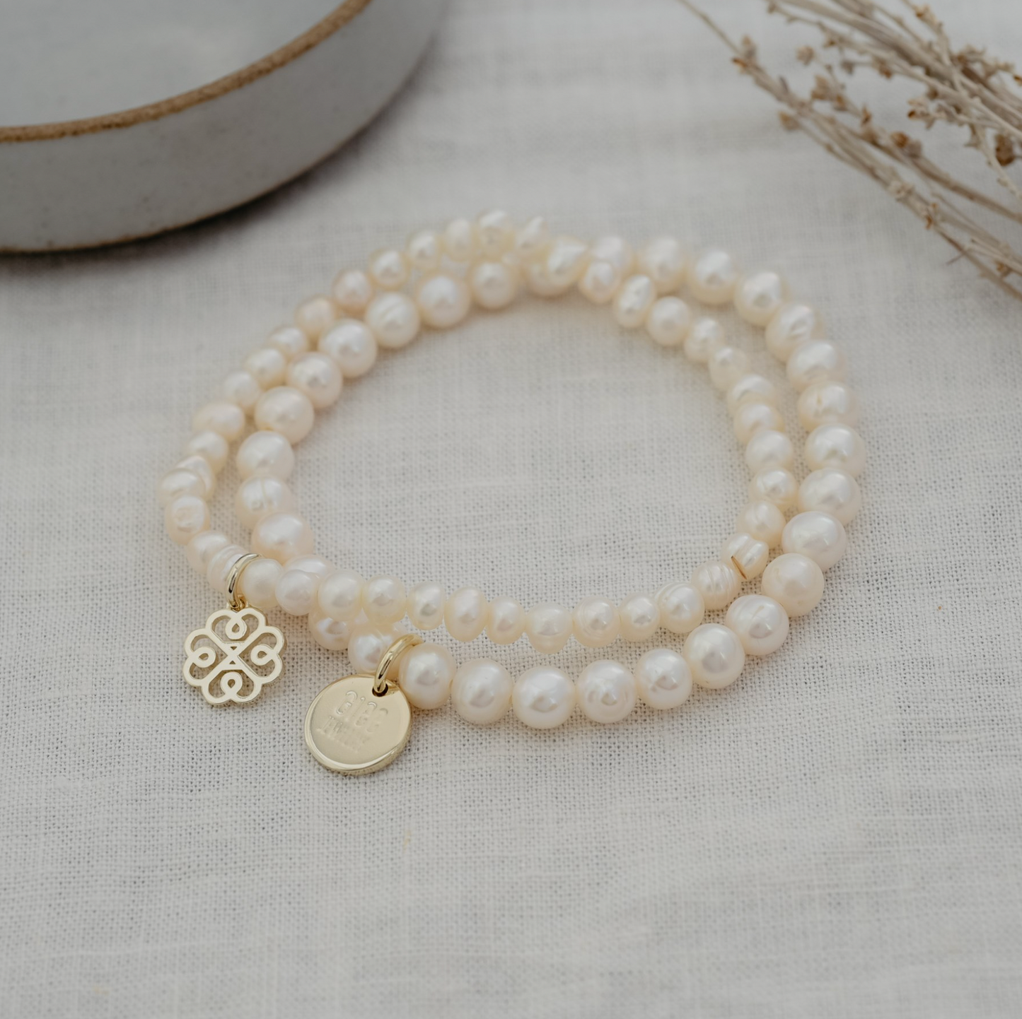 Pearly Stack'em Up Bracelet