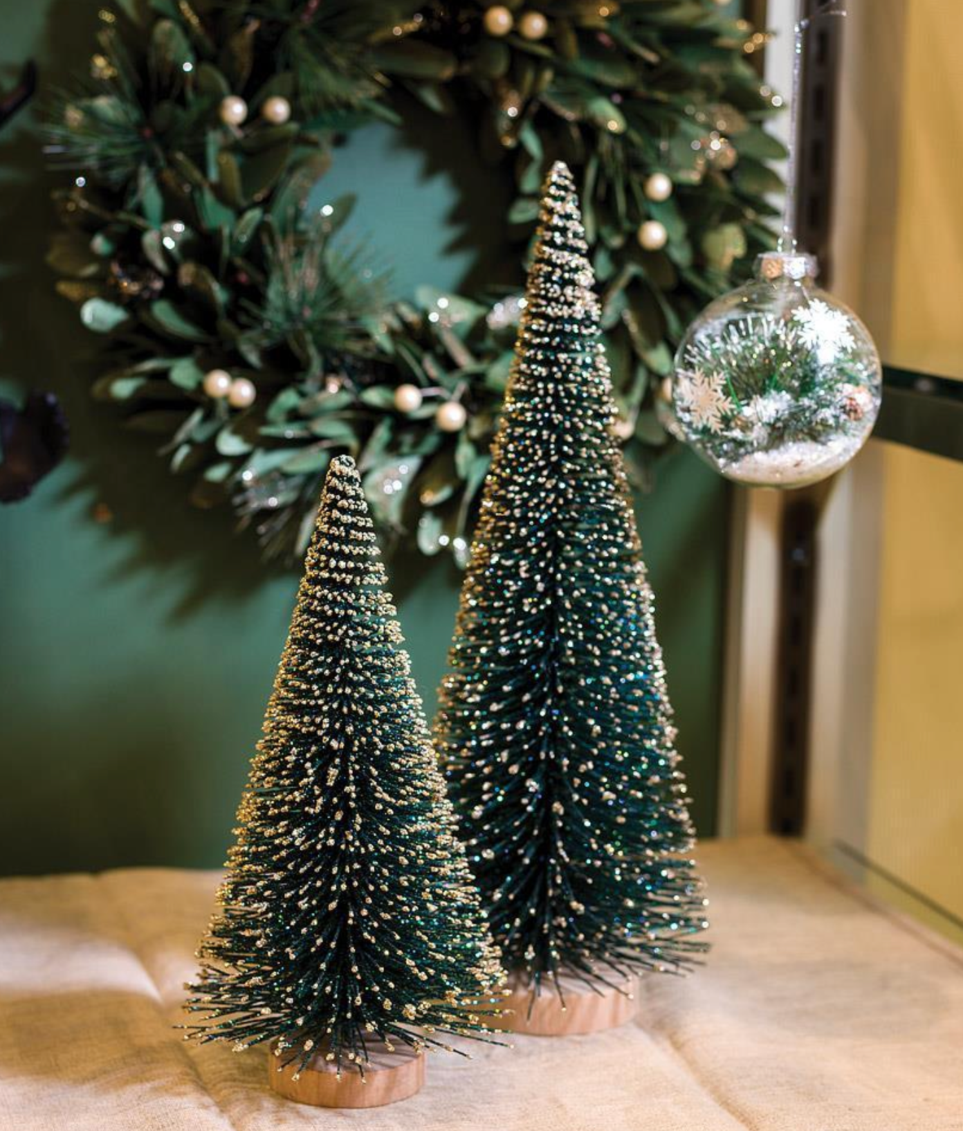 Sm Brush Tree W/ Glitter