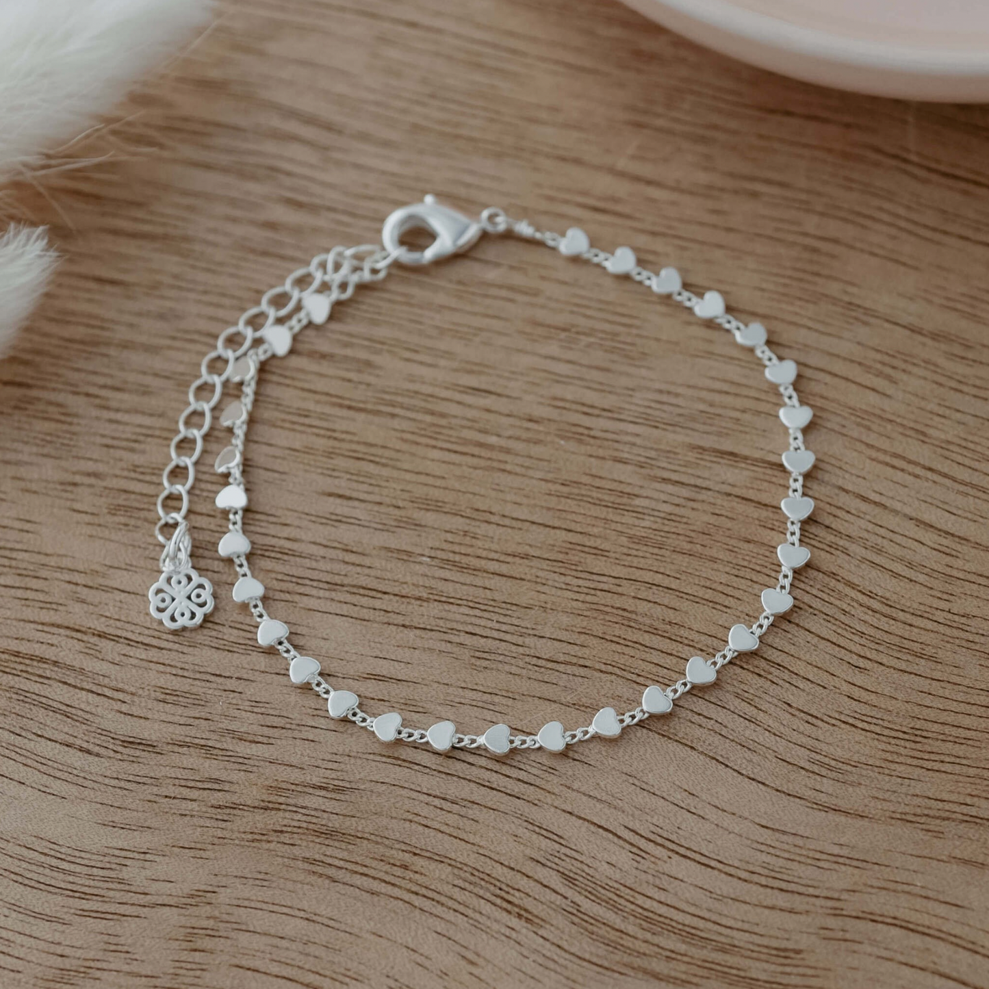 Heart Chain Bracelet