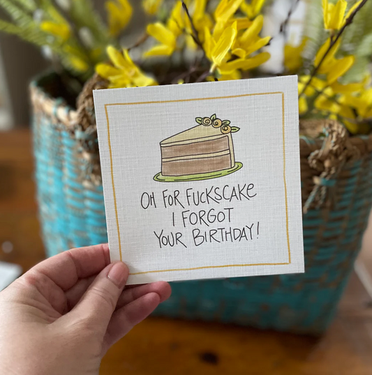 Forgot/Belated Birthday - Greeting Card