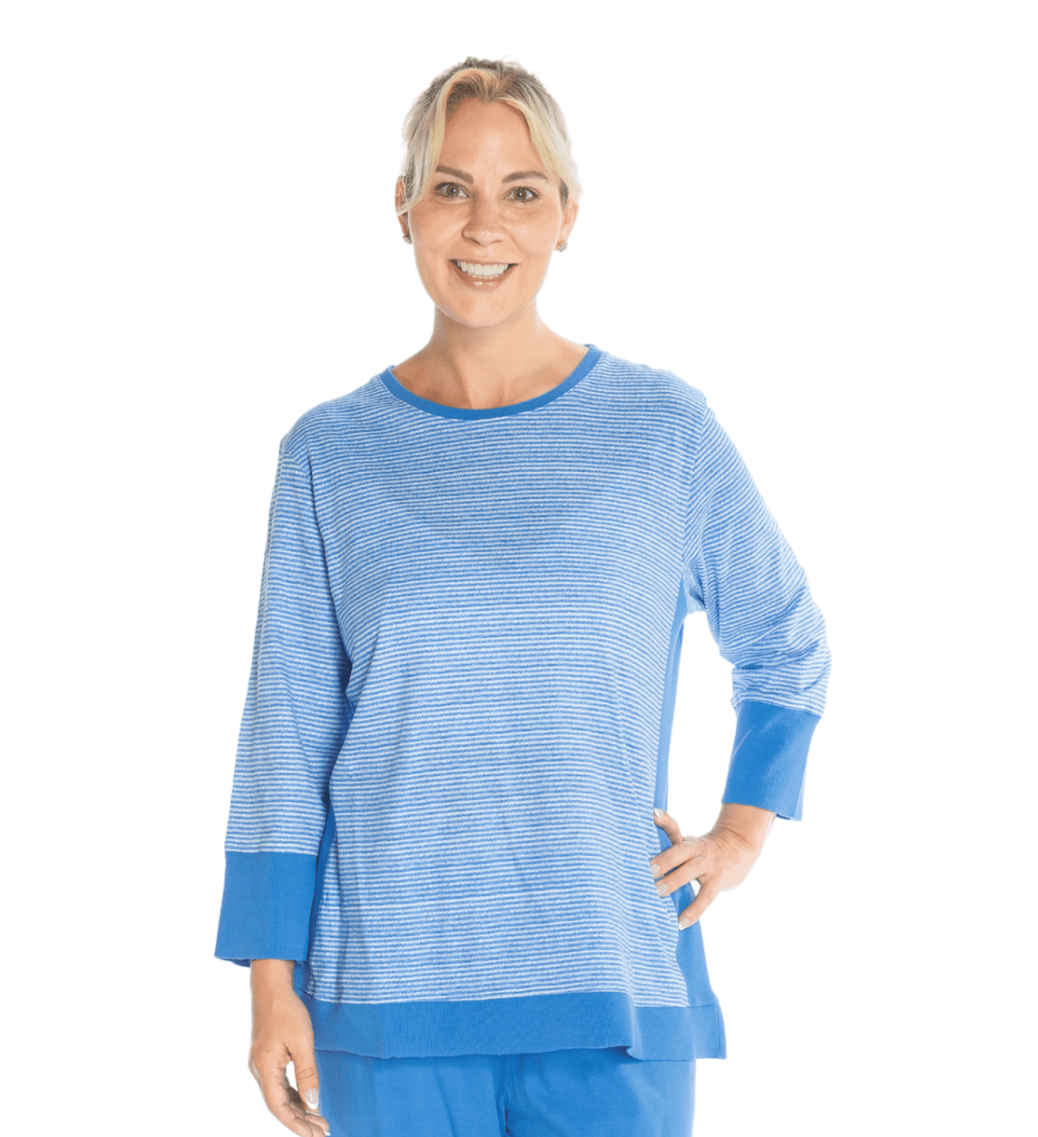 3/4 Sleeve Mini Stripe 1523