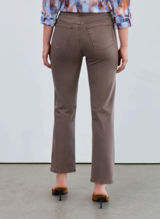 Pull On Straight Ankle Pant