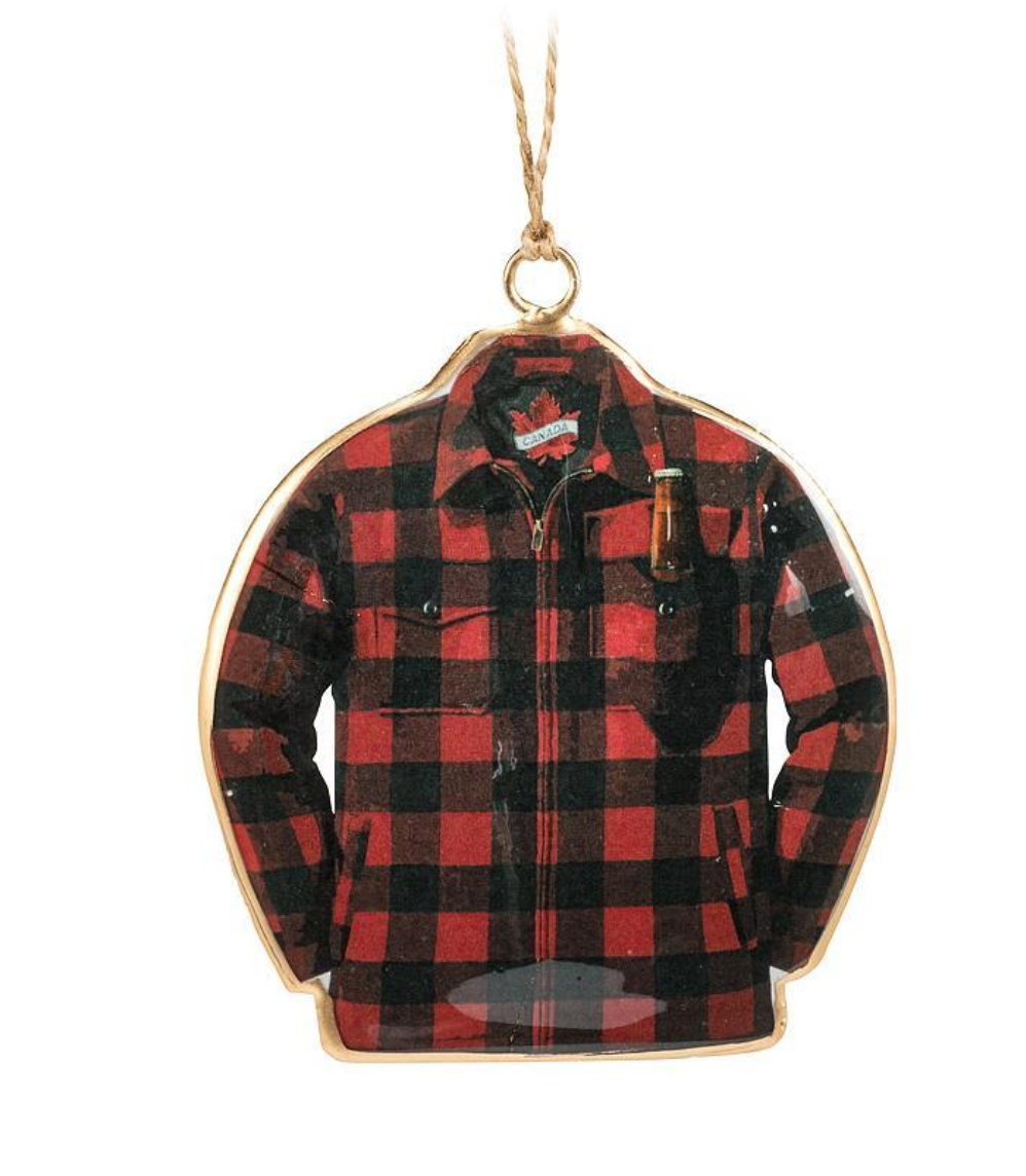Check Jacket w/Beer Ornament