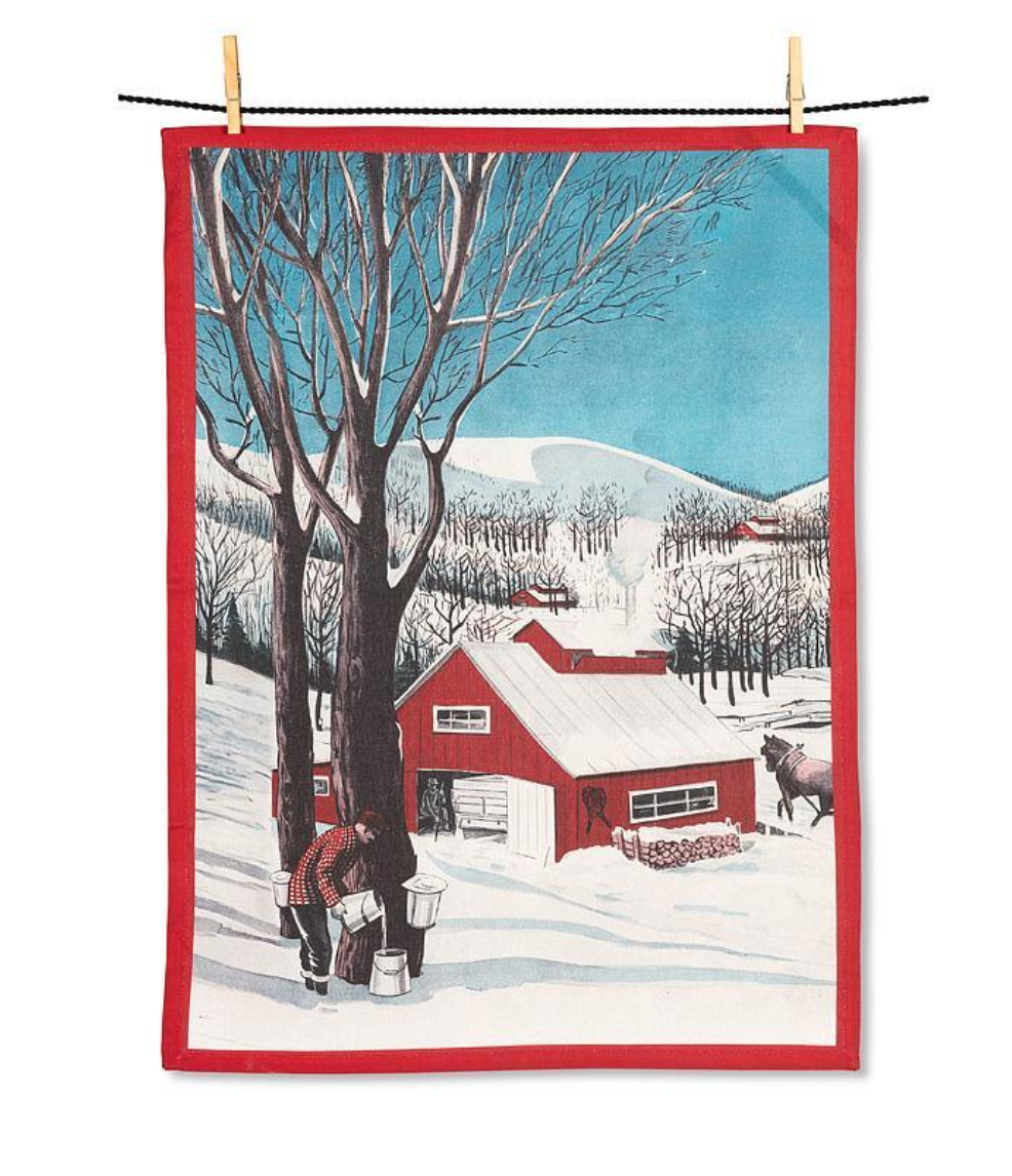 Maple Sugar Shack Kitchen Towel
