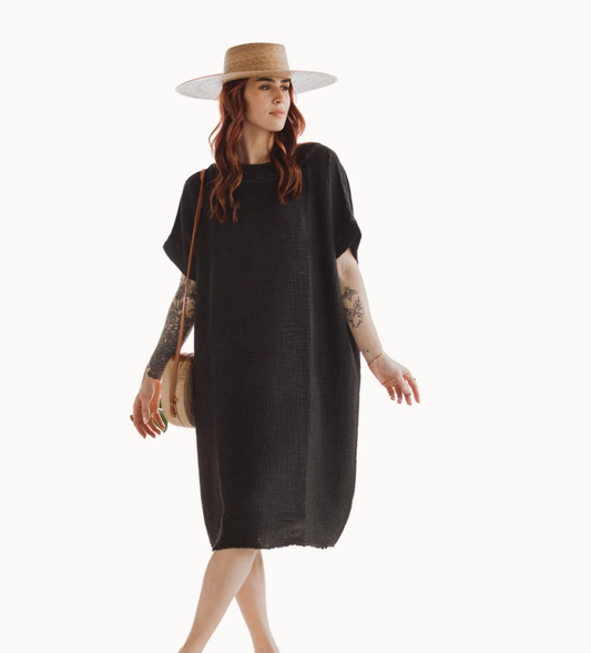 Crinkle Balloon Dress