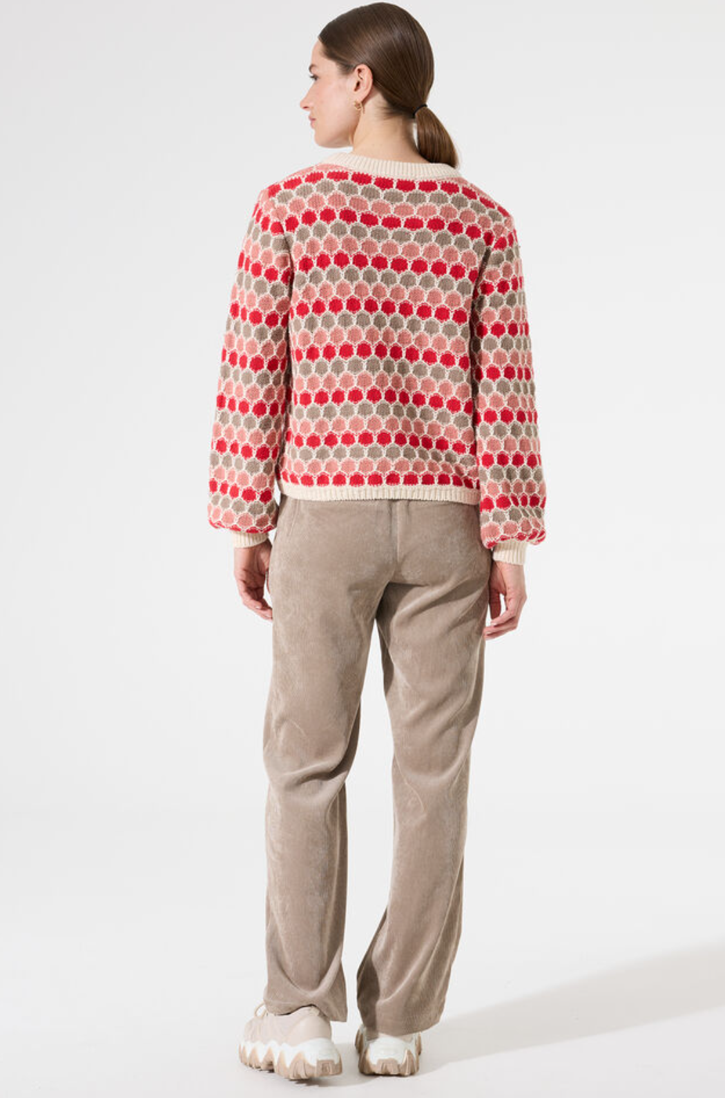 Patterned Knit Sweater