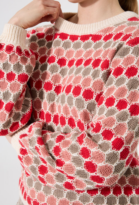 Patterned Knit Sweater