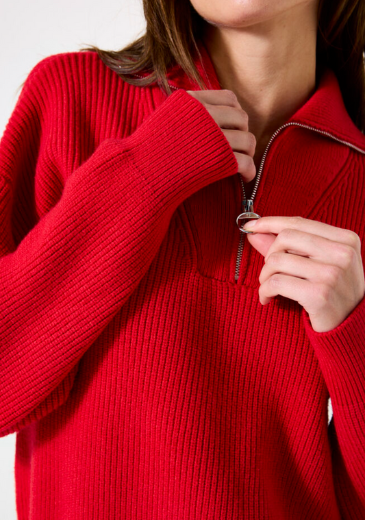 Zip-Up Sweater