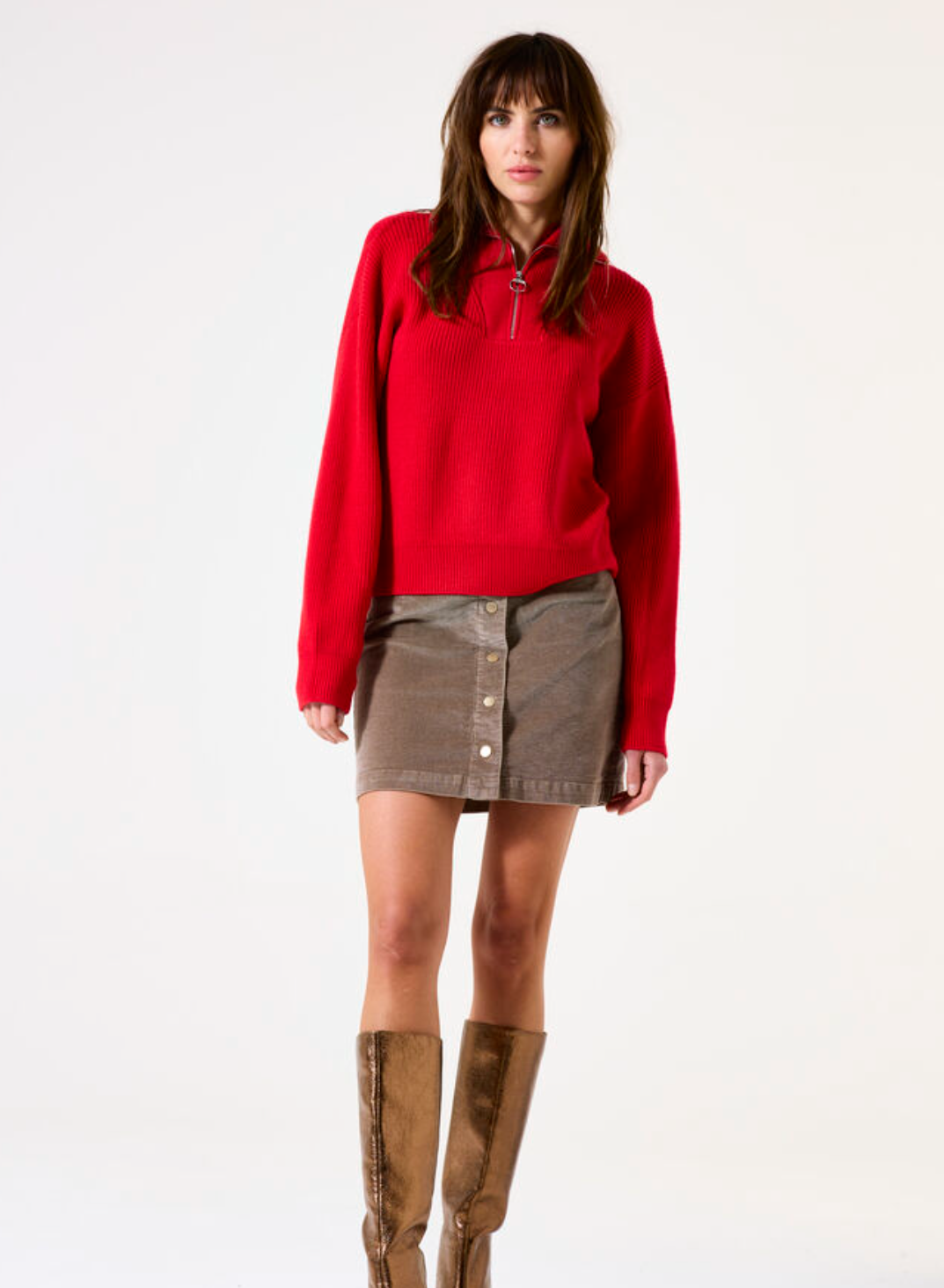 Zip-Up Sweater