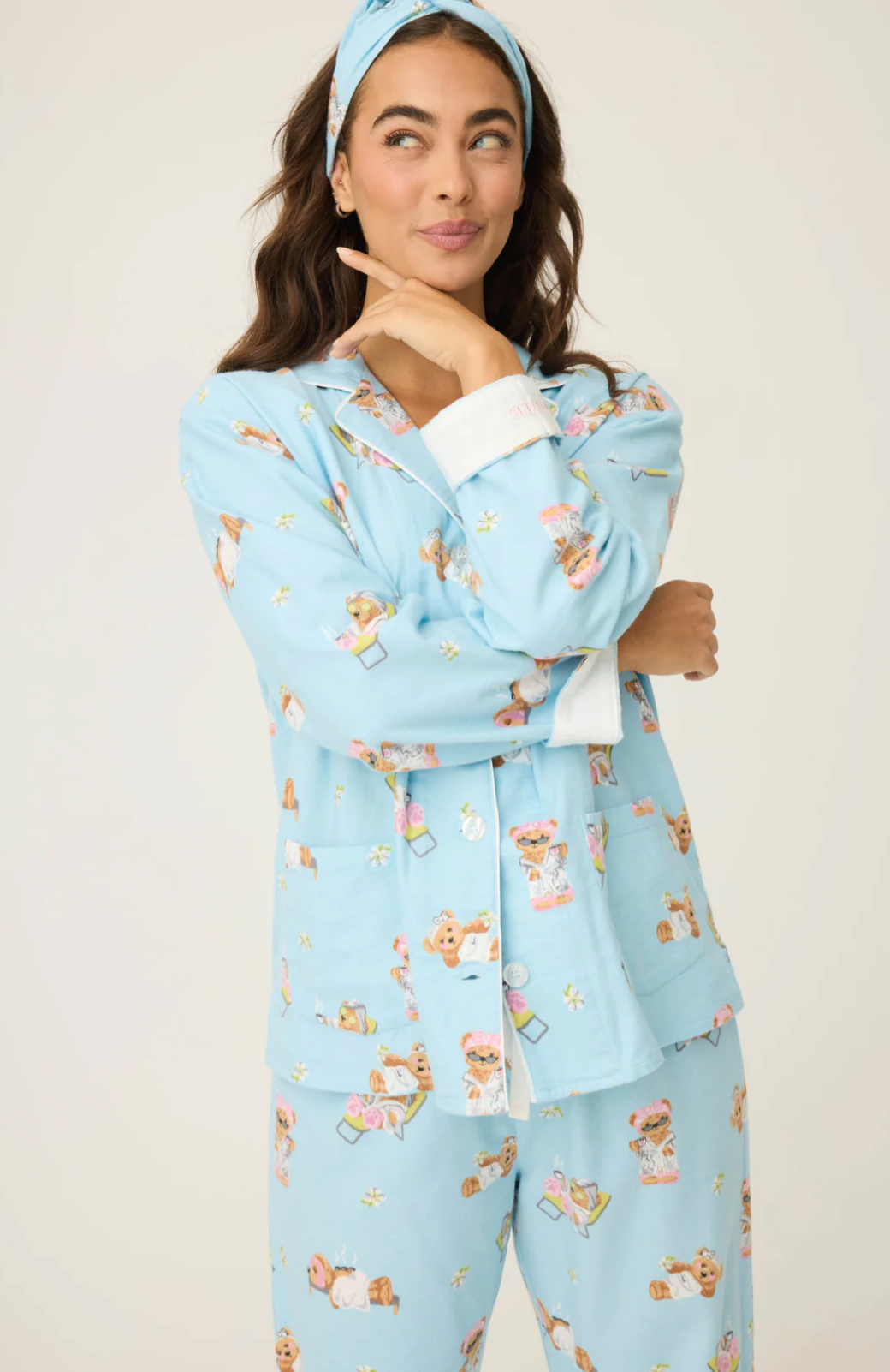 Beary Cute Bearl Flannel PJS
