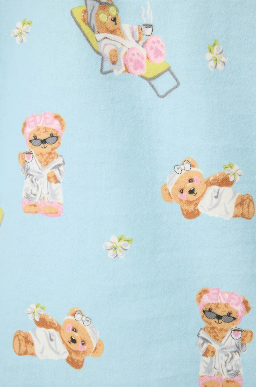 Beary Cute Bearl Flannel PJS