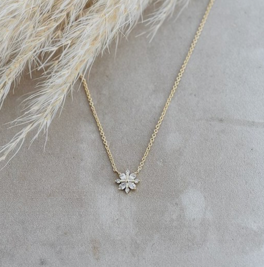 Snow Crystal Necklace