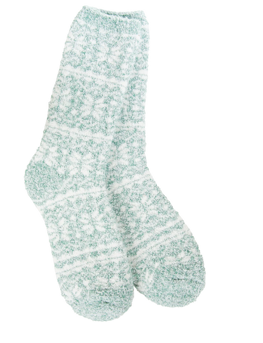 Winter Crew Fair Isle Socks