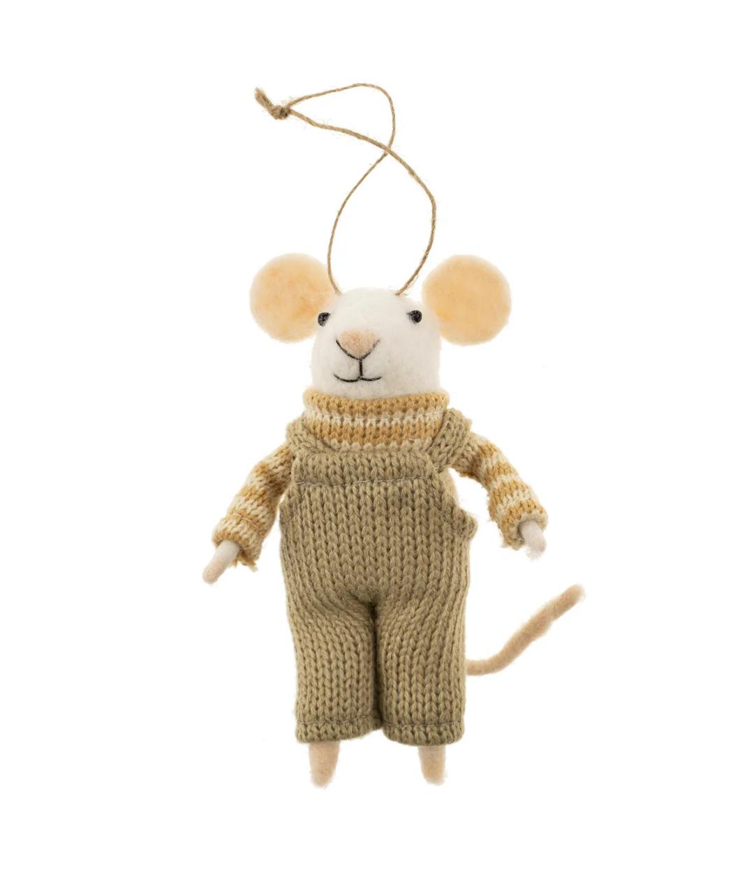 Overalls Olive Mouse