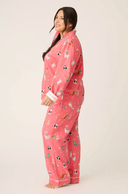 Feeline Festive Print PJ'S