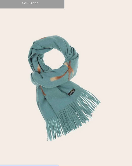 Cashmink Stole with Bows Scarf